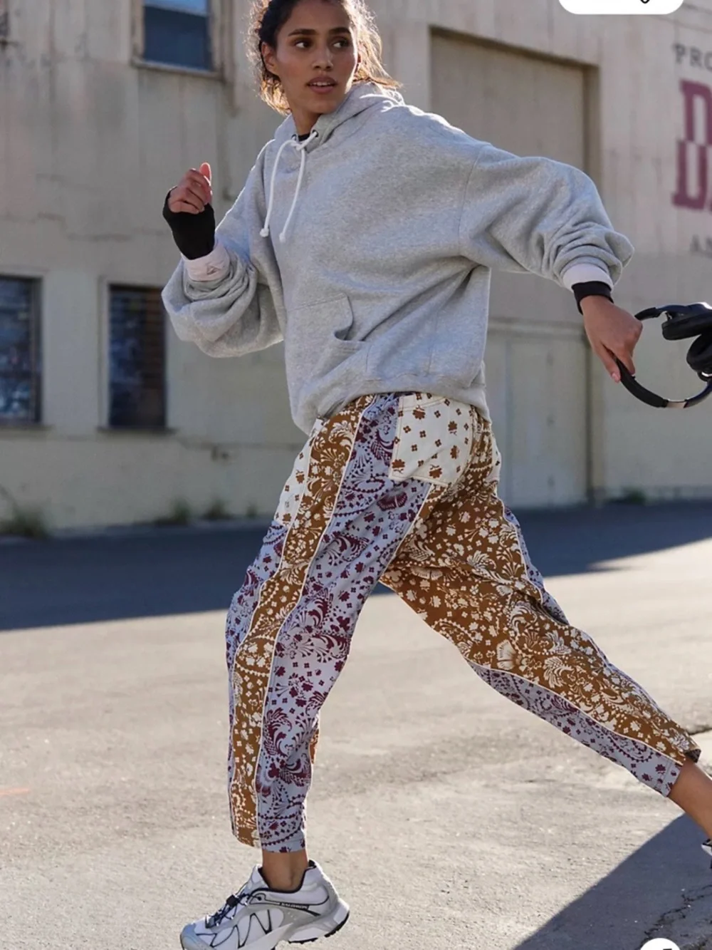 Free People Well Played Printed Pants - Picture 4 of 10